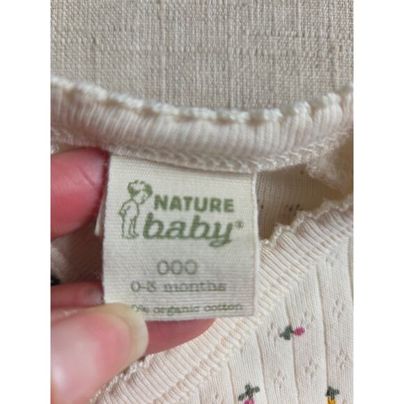 Nature Baby Pointelle Kimono Stretch & Grow Romper - Picture 4 of 5